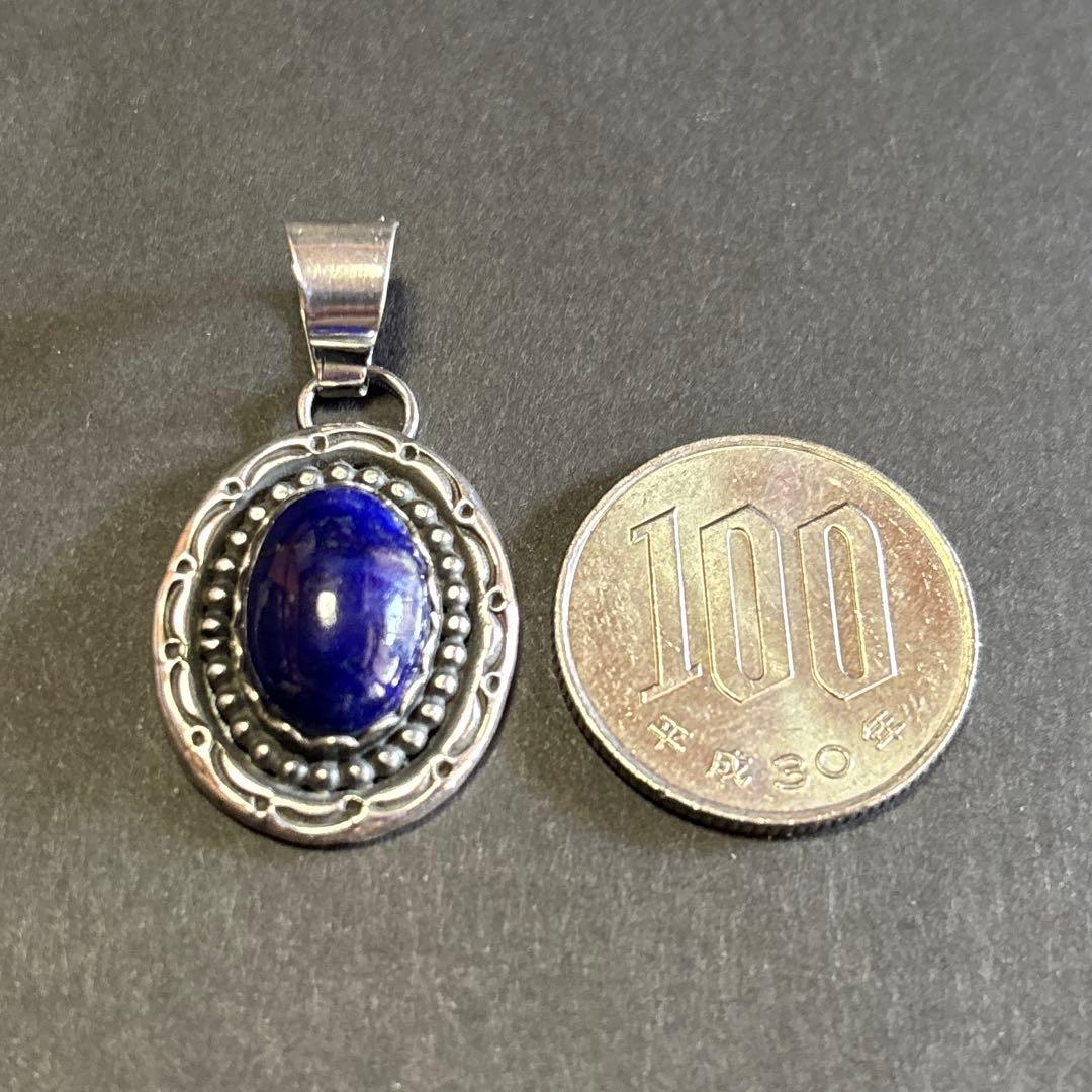 ナバホ　ペンダントトップ　ラピスラズリ　インディアンジュエリー　navajo