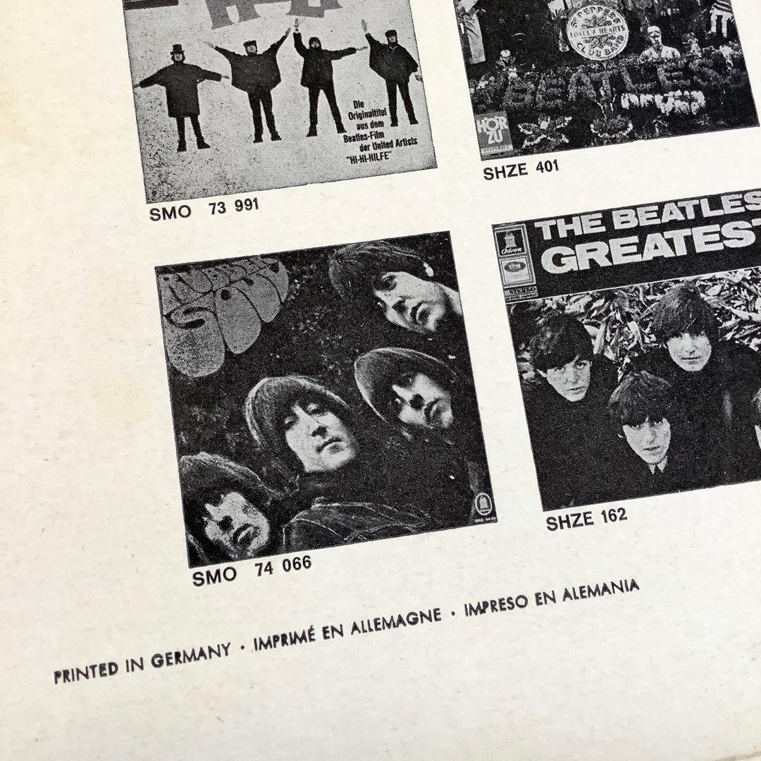 激レア! レコード新品同様! ビートルズ1969年ドイツ盤 ブルーラベル