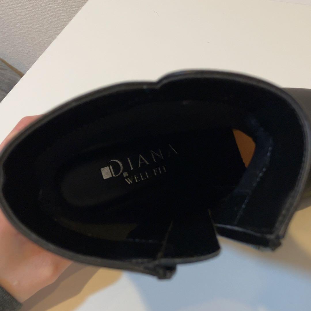 【専用】DIANA 本革ショートブーツ 24.0 ブラック