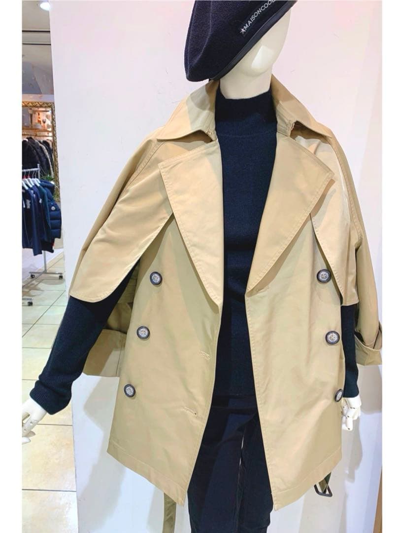 【新品・未使用】RISLEY ショルダートレンチコート