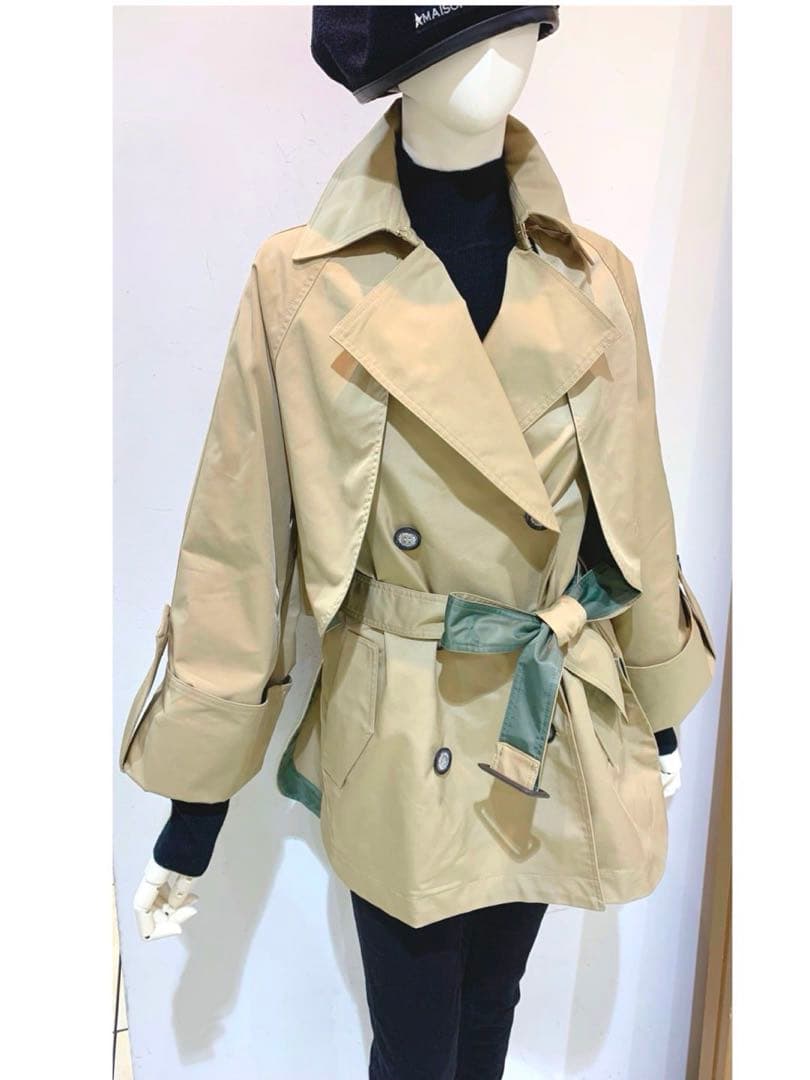 【新品・未使用】RISLEY ショルダートレンチコート
