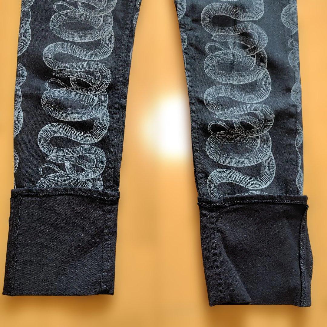 新品HYSTERIC GLAMOUR SNAKE LOOP スキニーデニムパンツ