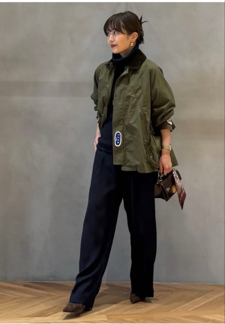 ももマディソンブルーHUNTING SHORT COAT