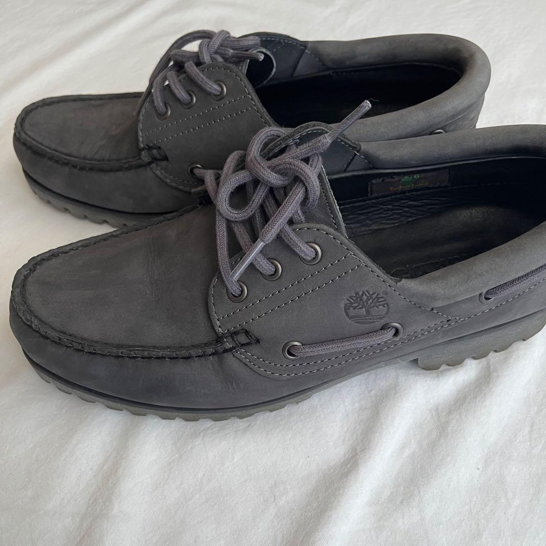 【美品】Timberland 3eye classic グレー 27cm