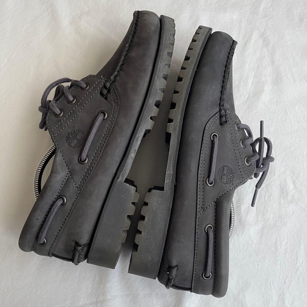 【美品】Timberland 3eye classic グレー 27cm