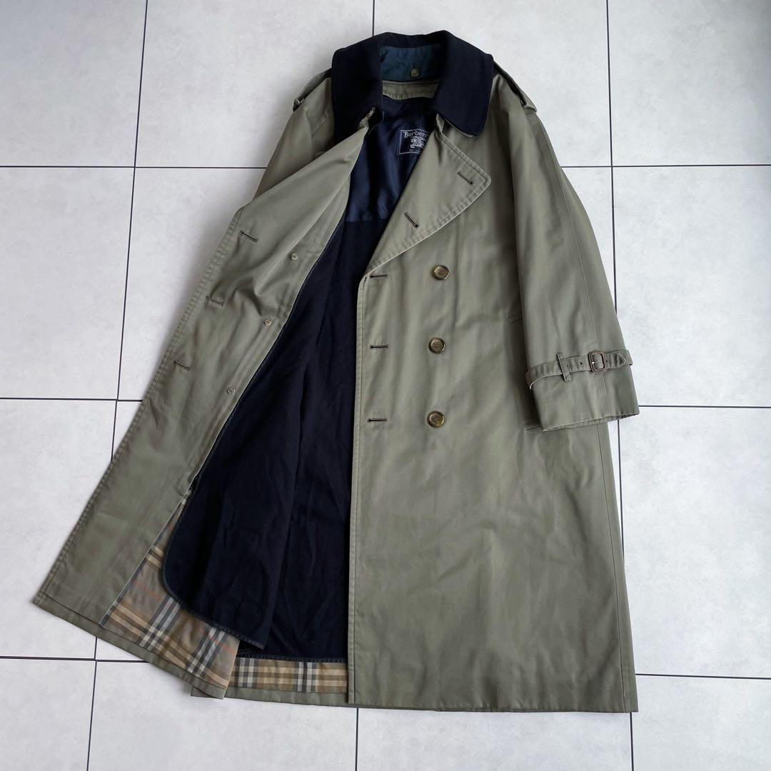 【Burberry】ビンテージ トレンチコート 襟、ライナー付き