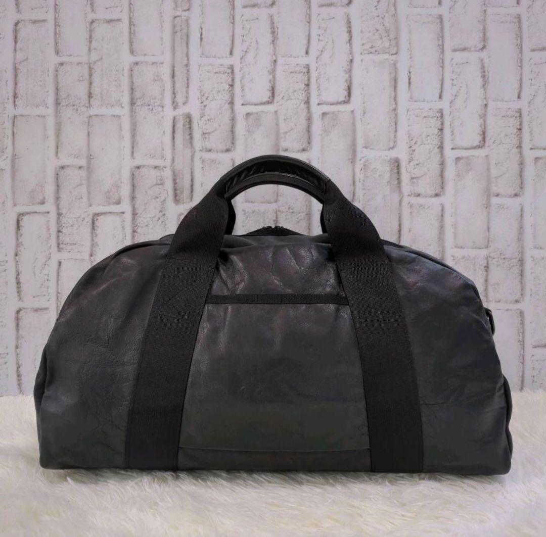 Porter ポーター　アルーフ　ボストンバッグ　2way　レザー　ブラック
