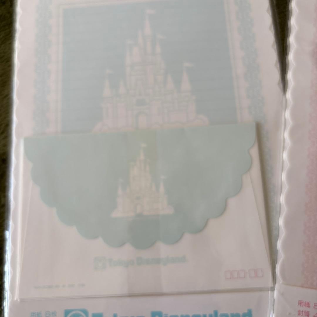 東京ディズニーランド レターセット 2色　レア　レトロ