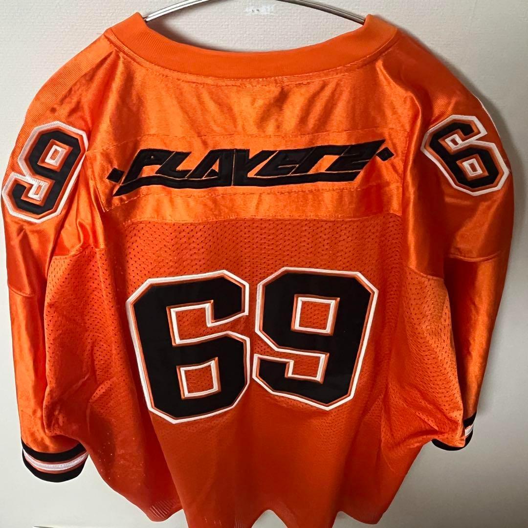 【Y2K】PLAYERZ69 アメフトジャージ 69 オレンジ 大きめ 2XL