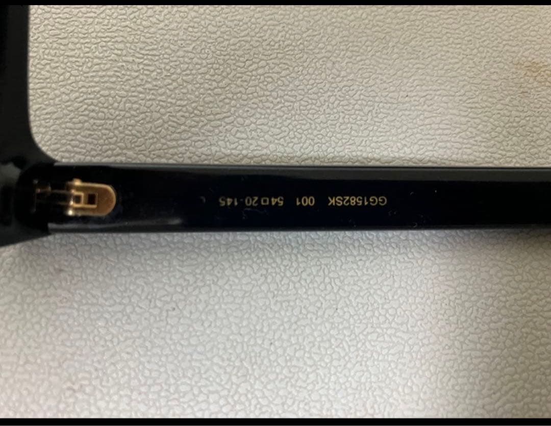 GUCCI GG1582SK ブラックサングラス 54-20-145