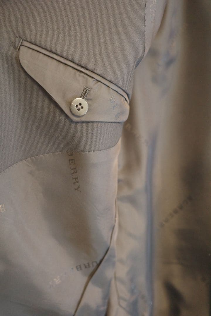 BURBERRY☆紺ブレザー☆チェックセットアップ