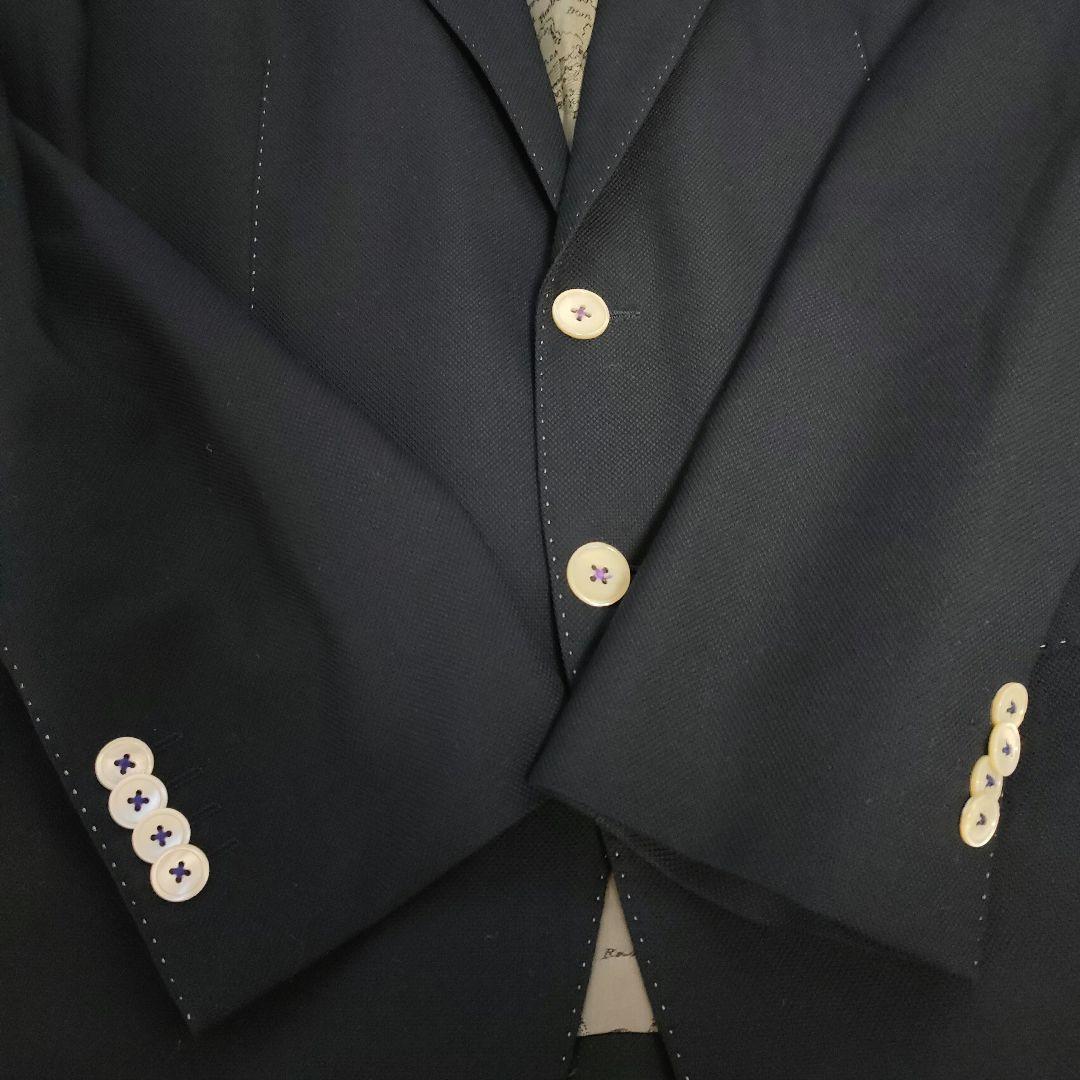 ウール100％Paul Smith ポールスミス 総柄 テーラードジャケット