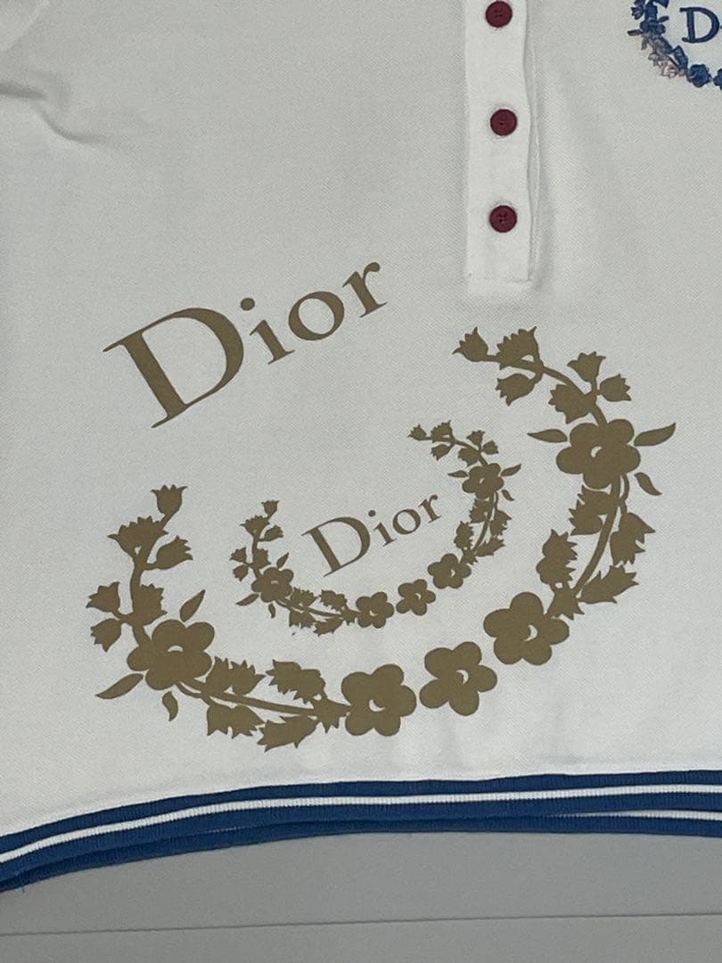 Dior 花柄ポロシャツ 半袖