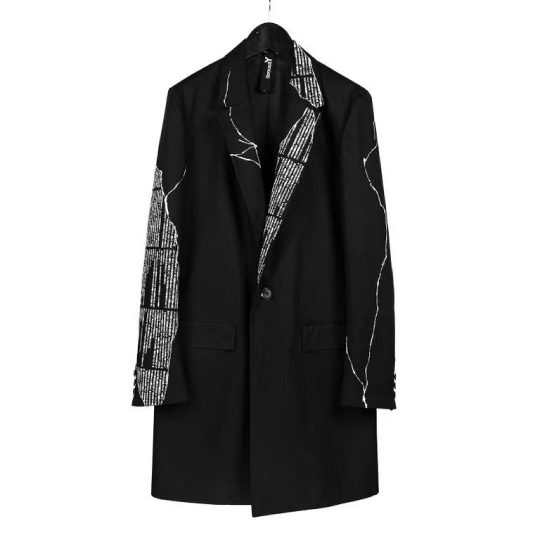 ジャケット・アウター GROUND Y Cotton twill 1B jacket