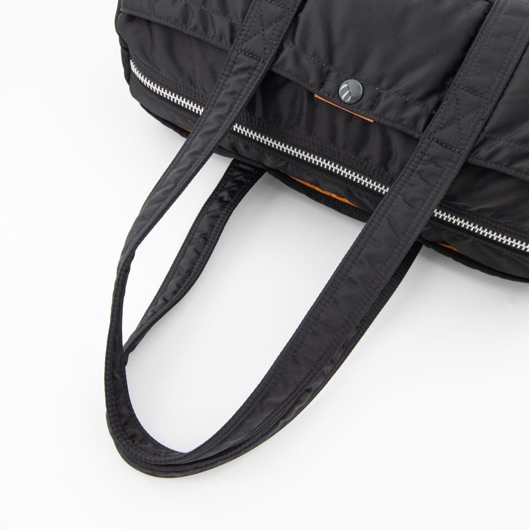 A248【美品】ポーター／タンカー　ミニボストンバッグ　ダッフル　ナイロン　黒