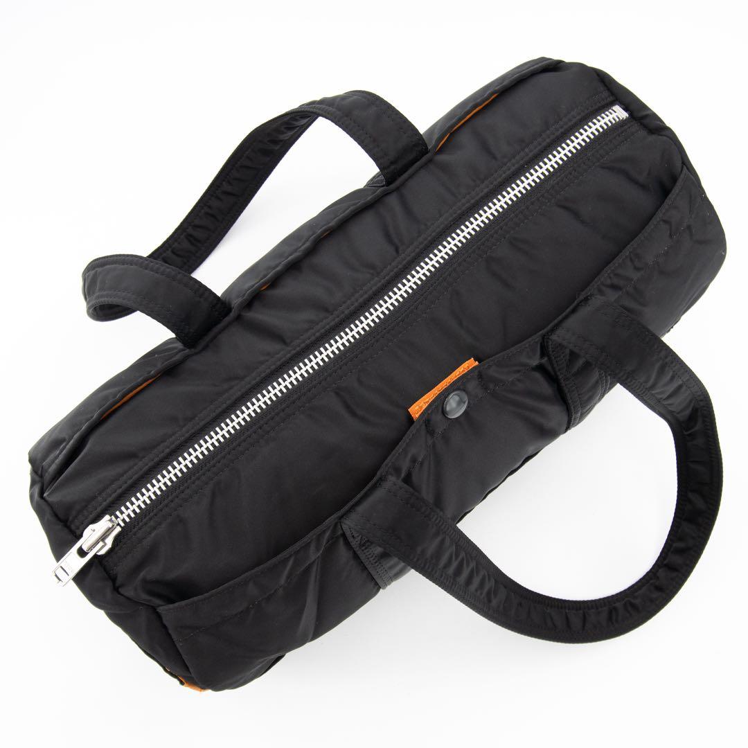 A248【美品】ポーター／タンカー　ミニボストンバッグ　ダッフル　ナイロン　黒
