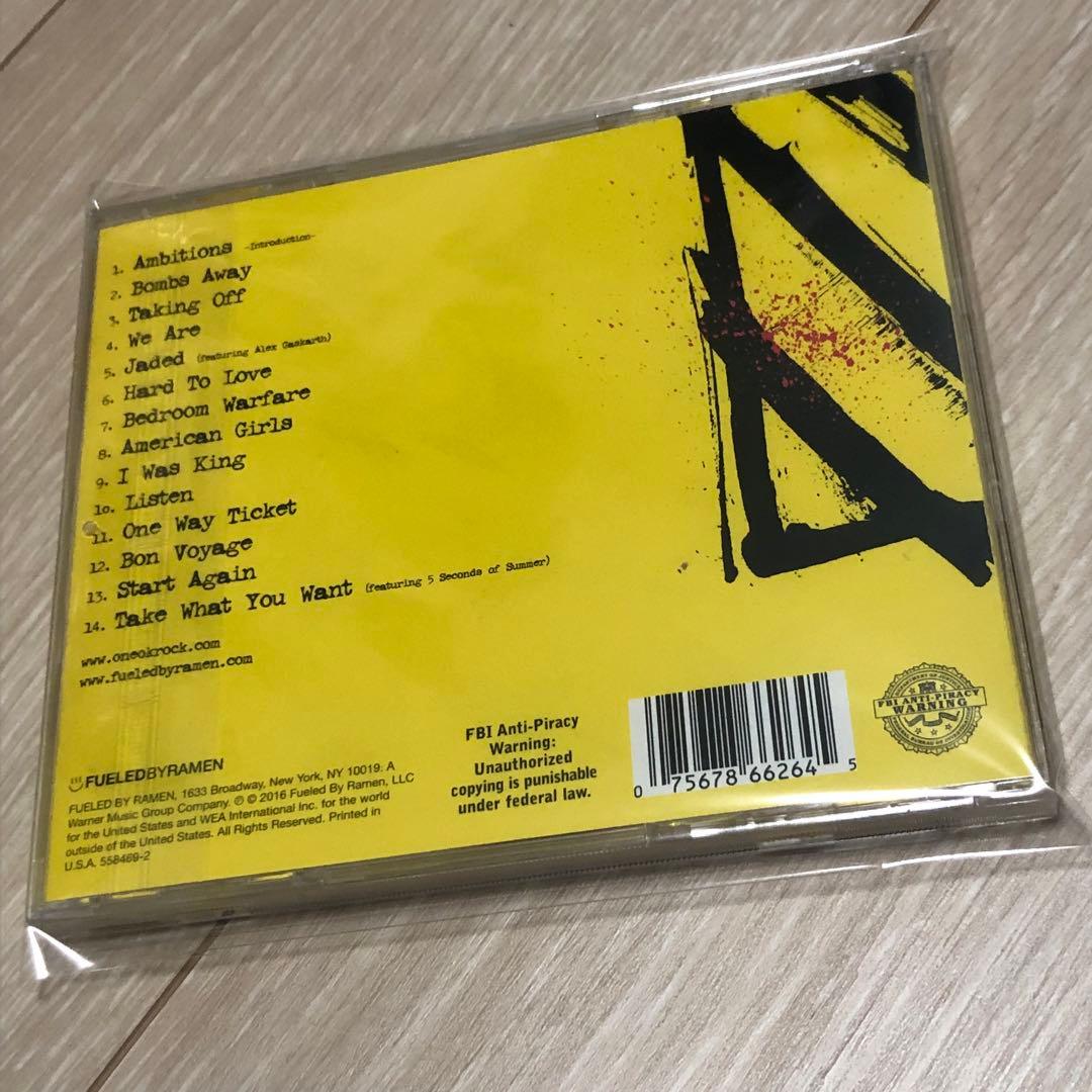 ONE OK ROCK Ambitions 直筆サイン入CD