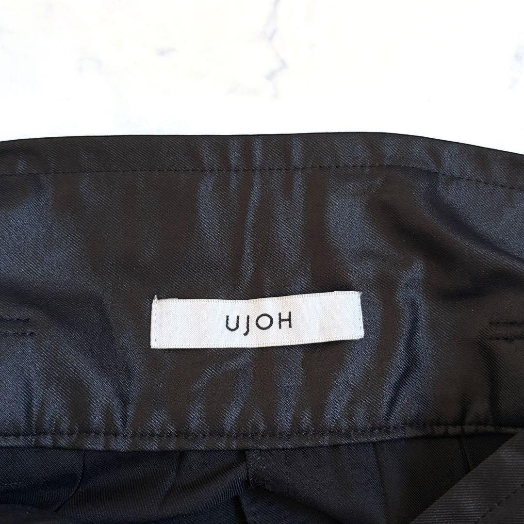 新品タグ付き UJOH プリーツラップベルトスカート 黒