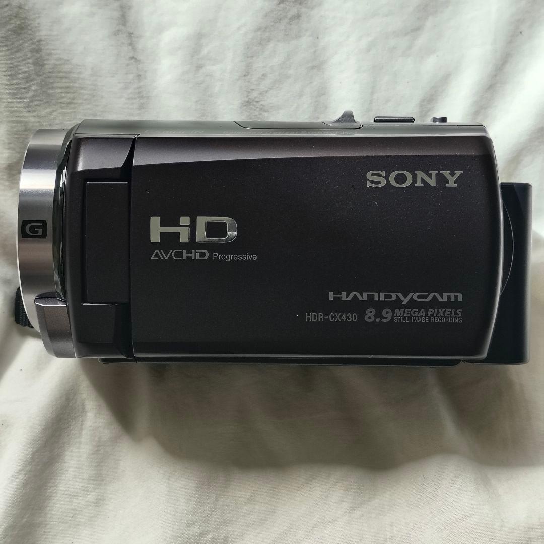 ソニーの人気ハンディカム HDR-CX430V。 使用感の少ない美品・箱付き。