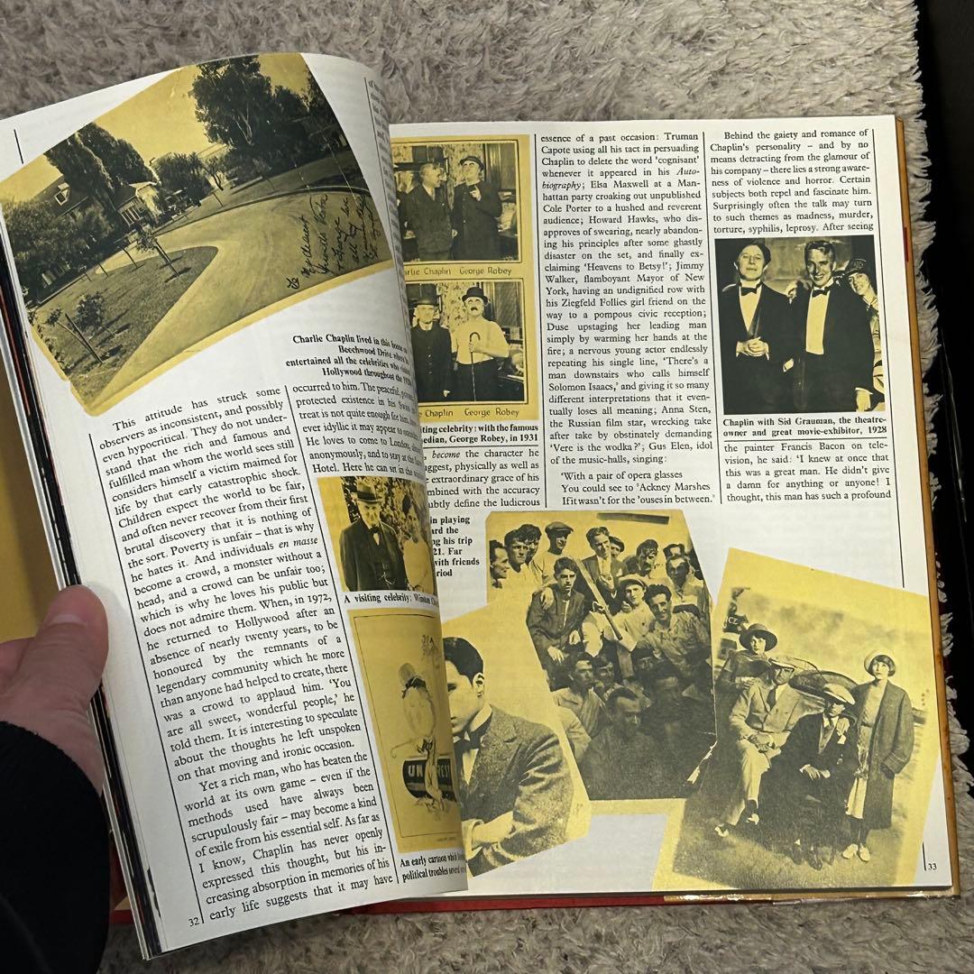 【洋書】チャップリン　大型書籍　希少品