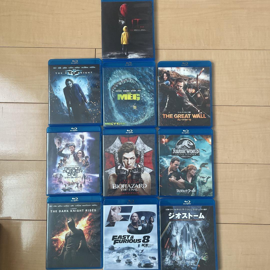 IT他、洋画Blu-rayブルーレイ10作品　まとめ売り