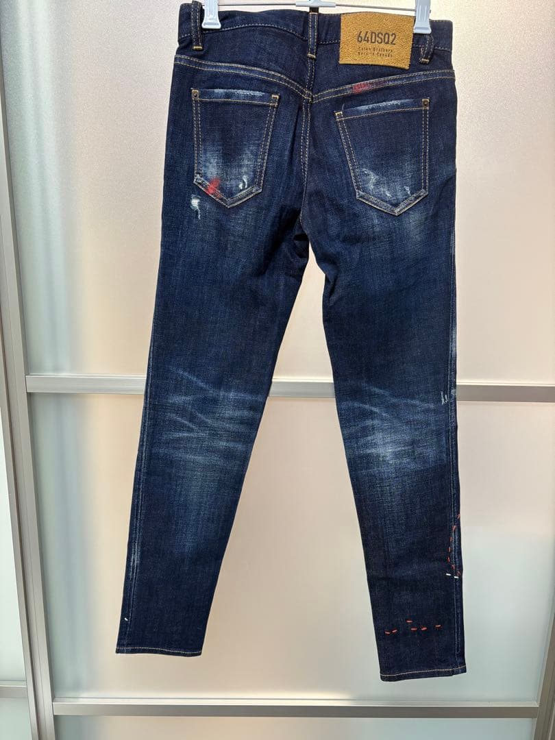 【中古】DSQUARED2 ダークブルーデニム 34