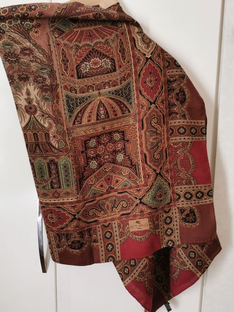 ★ETRO ★大判柄 ストール ★美品