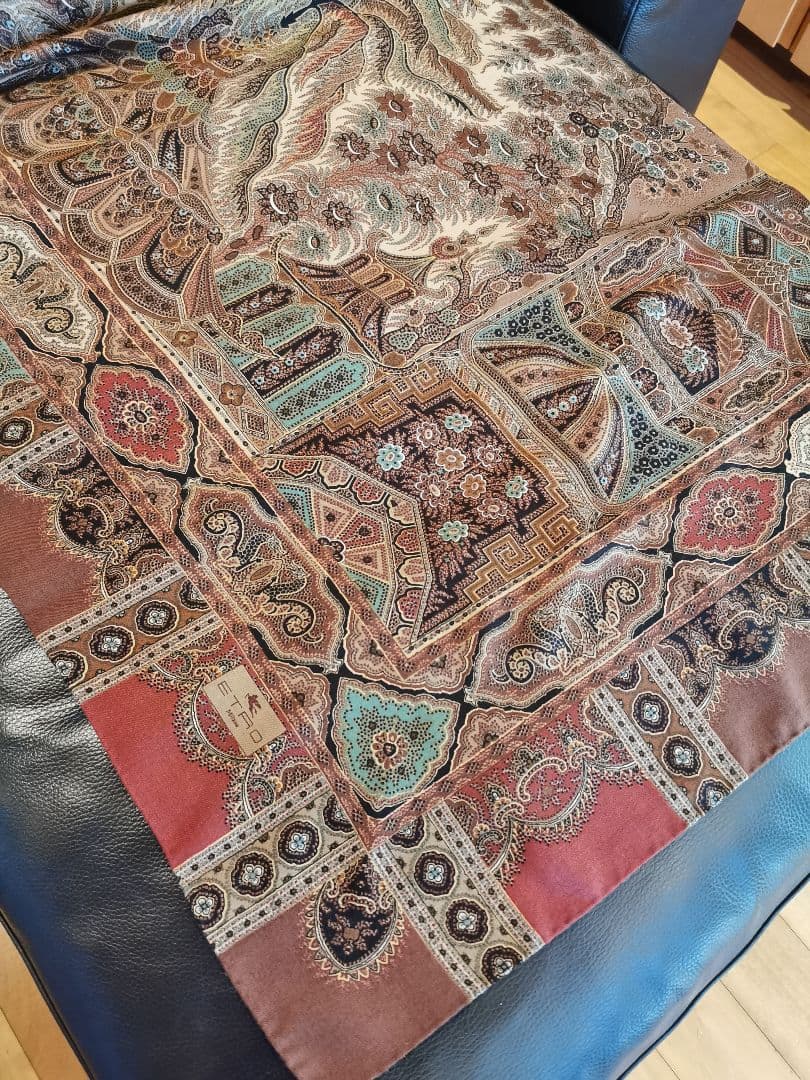 ★ETRO ★大判柄 ストール ★美品