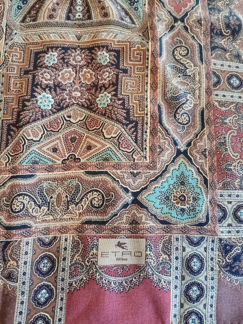 ★ETRO ★大判柄 ストール ★美品