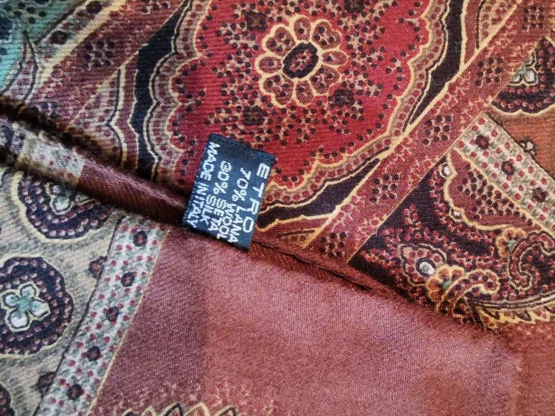 ★ETRO ★大判柄 ストール ★美品
