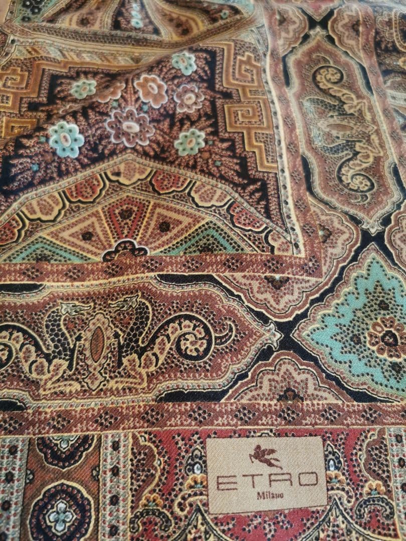 ★ETRO ★大判柄 ストール ★美品