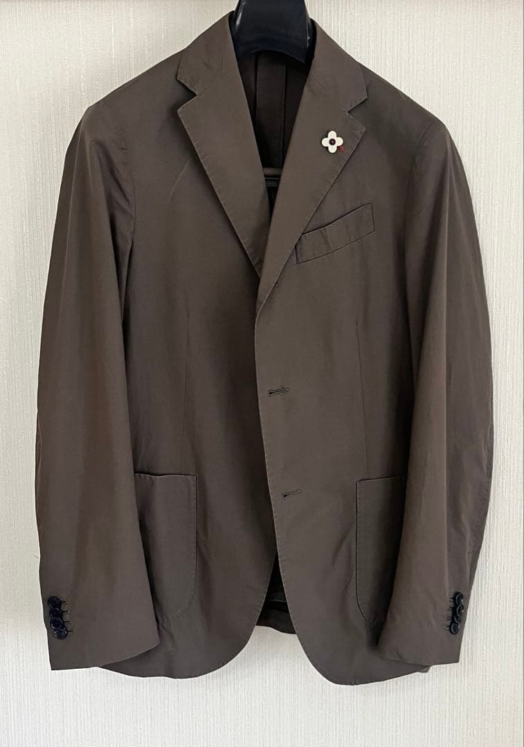 LARDINI ラルディーニ/パッカブルスーツイージーウェア/オリーブ/42
