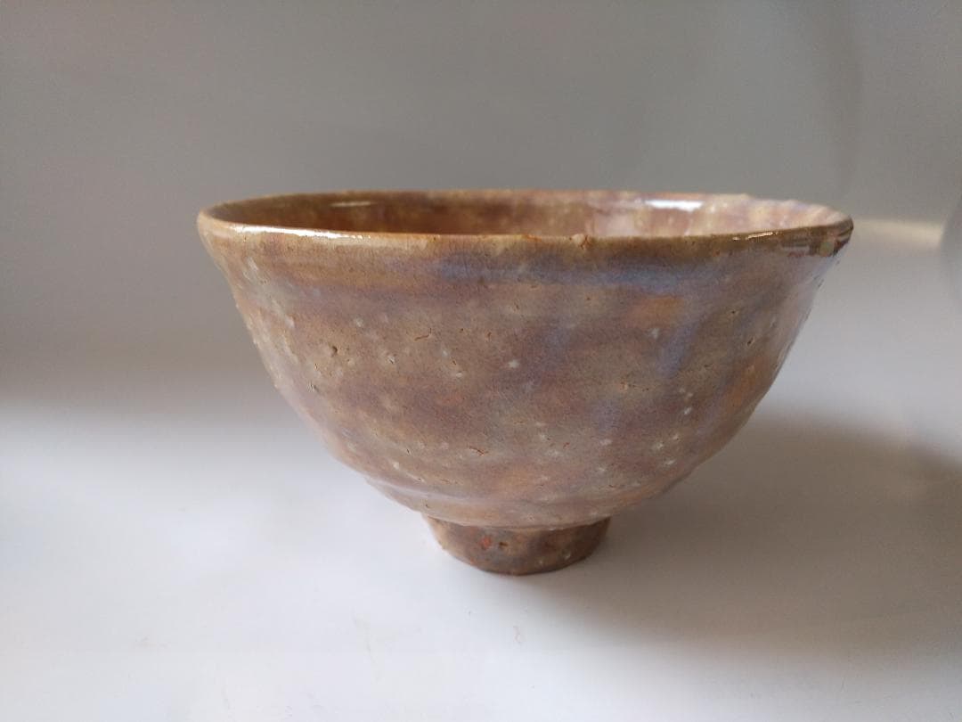 萩焼 東光山松緑窯 大和松緑 作 抹茶碗 茶道具 茶碗 共箱 共布 栞 新品