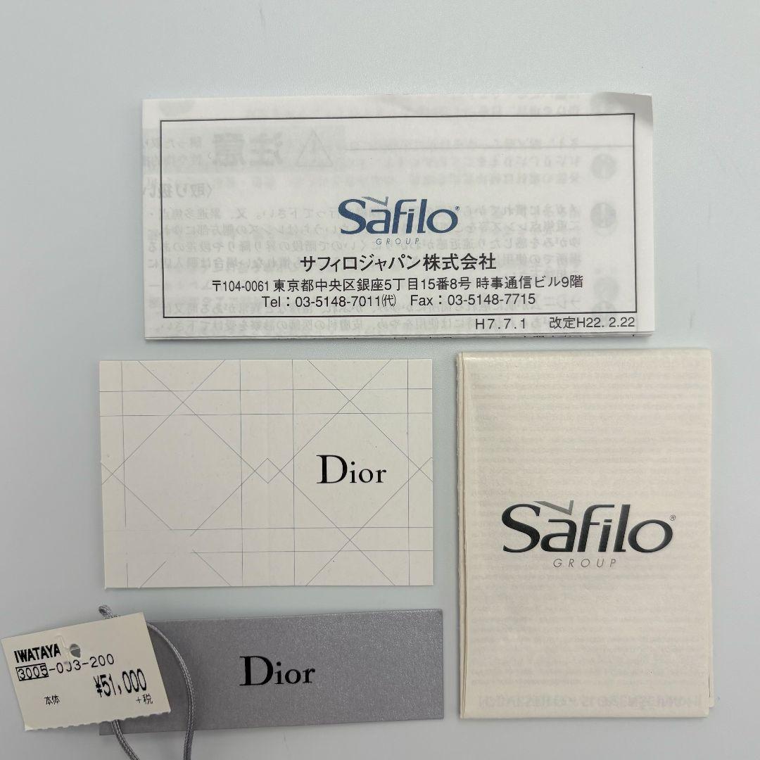 付属品完備✨ 美品 Dior ブラック ゴールド フレーム サングラス ロゴ