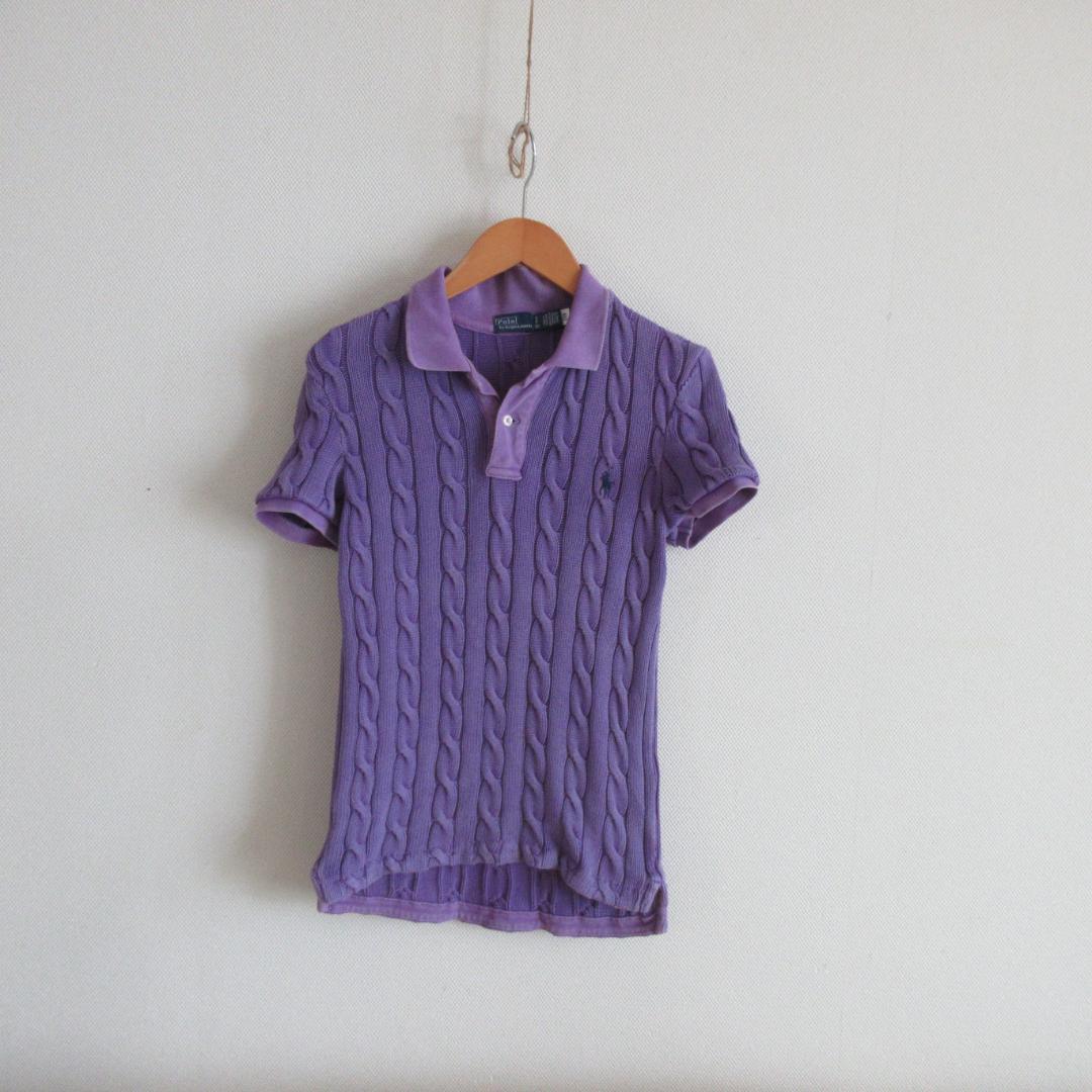 正規品　Polo Ralph Lauren 　ケーブルニットポロ 　Mサイズ相当