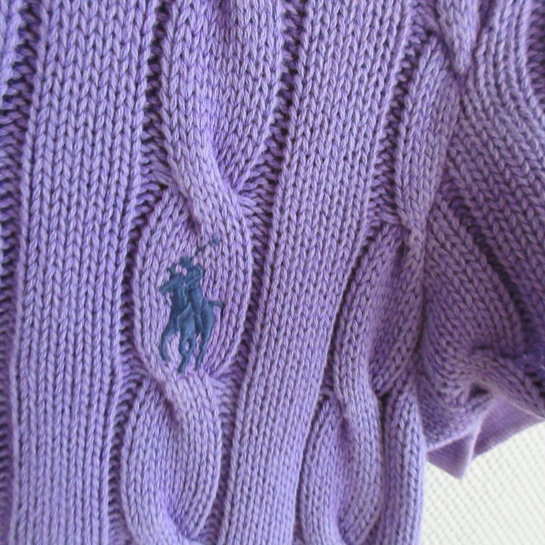 正規品　Polo Ralph Lauren 　ケーブルニットポロ 　Mサイズ相当