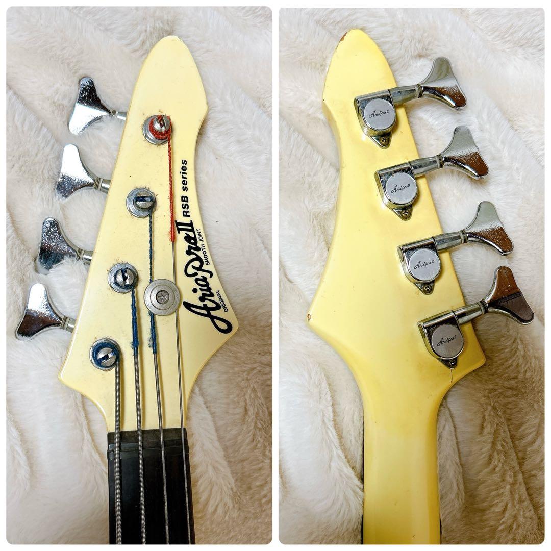 Aria pro II RSB series エレキベース クリームイエロー