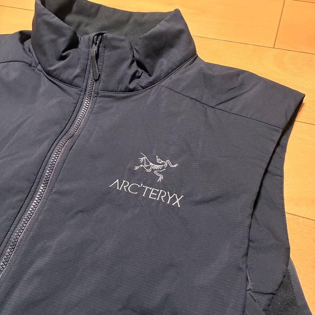 美品 Arc’teryx atom vest ドローコード S ブラック