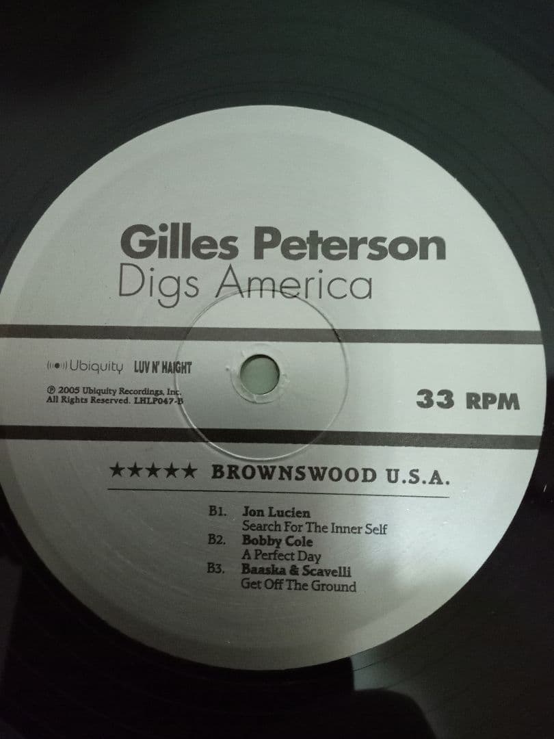 Gilles Peterson Digs ～1　レアグルーヴ　JAZZ FUNK