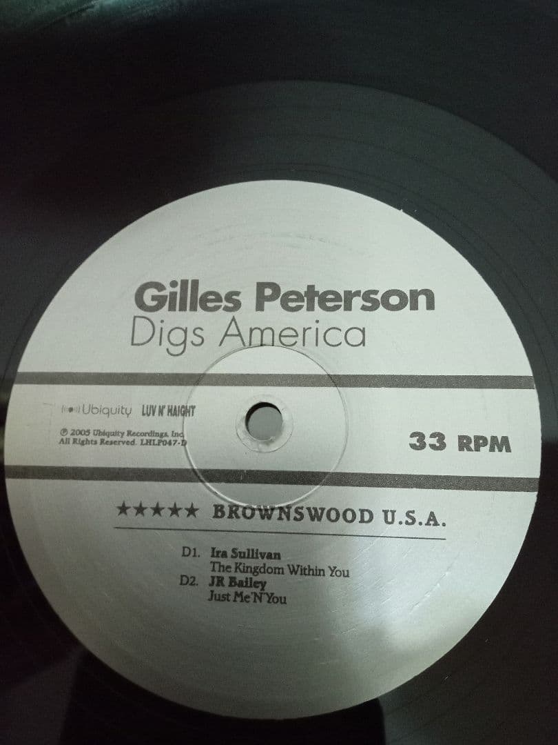 Gilles Peterson Digs ～1　レアグルーヴ　JAZZ FUNK