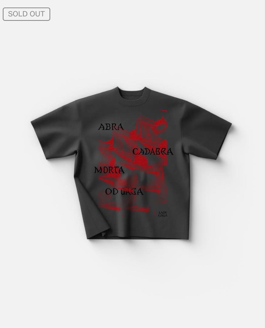 (新品)レディーガガ VIP Abracadabra Tシャツ S〜最安値〜
