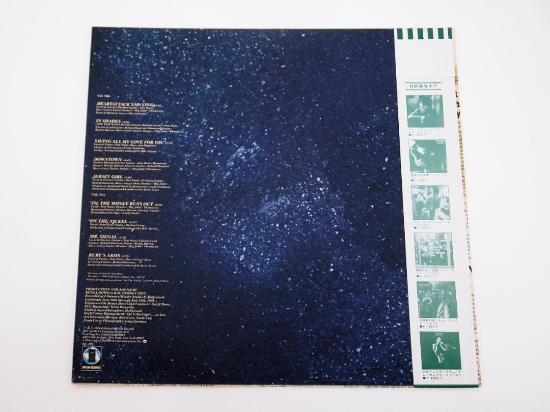 見本盤 プロモ Tom Waits / Heartattack And Vine