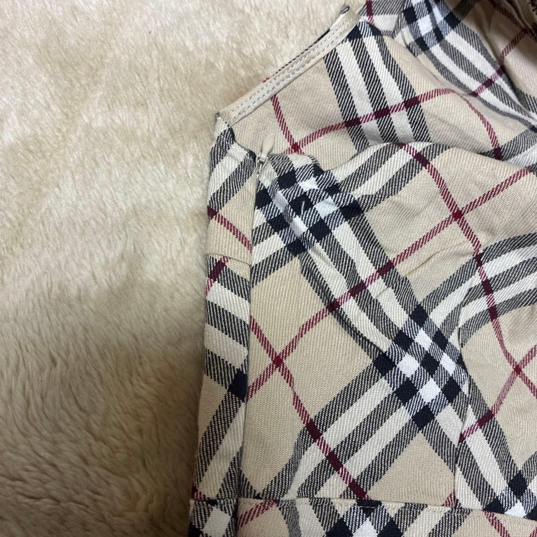 Burberry チェック柄ノースリーブワンピース