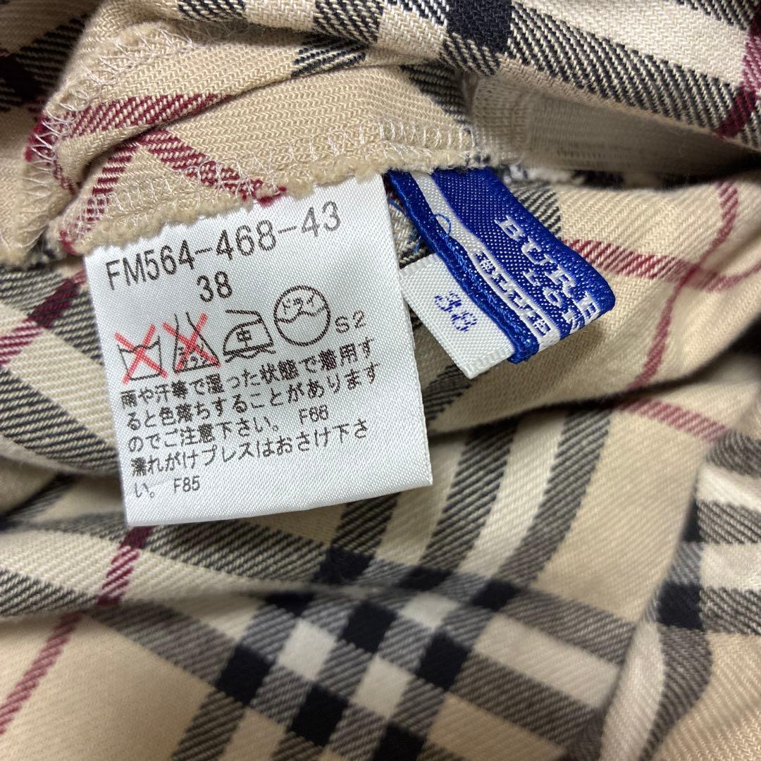 Burberry チェック柄ノースリーブワンピース