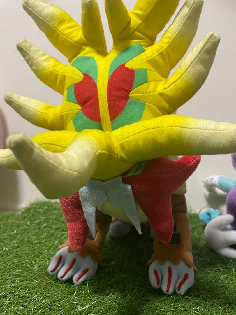 ポケモンカフェセンター限定　タケルライコ　ウガツホムラ　ウネルミナモ　ぬいぐるみ