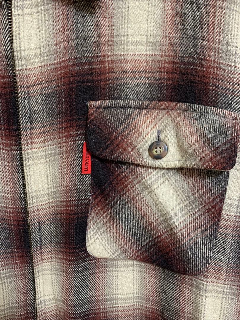 め*ね様 【90s】LuckyStrike ombre check flanne