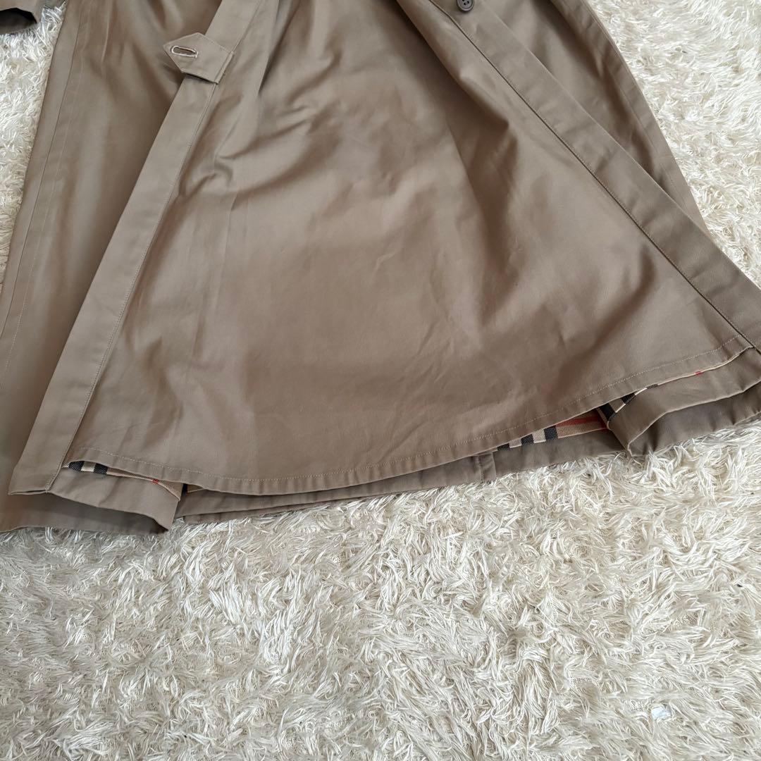 バーバリー Burberry トレンチコート ノバチェック ベルト S 白タグ