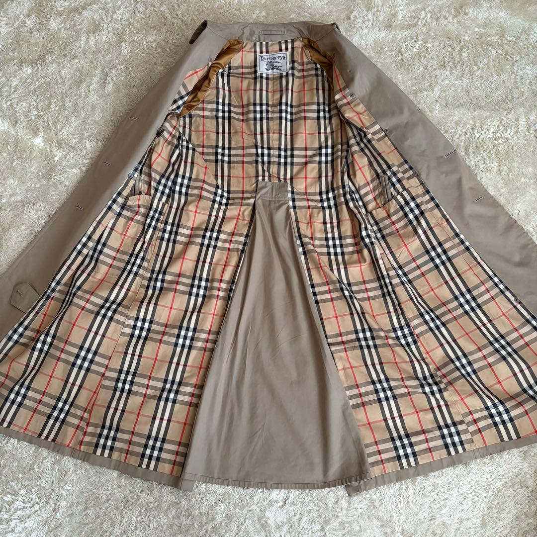 バーバリー Burberry トレンチコート ノバチェック ベルト S 白タグ