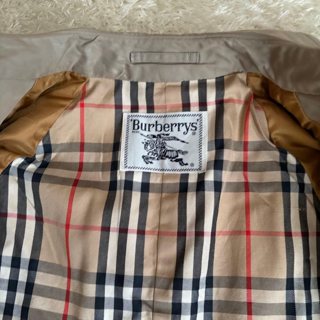 バーバリー Burberry トレンチコート ノバチェック ベルト S 白タグ