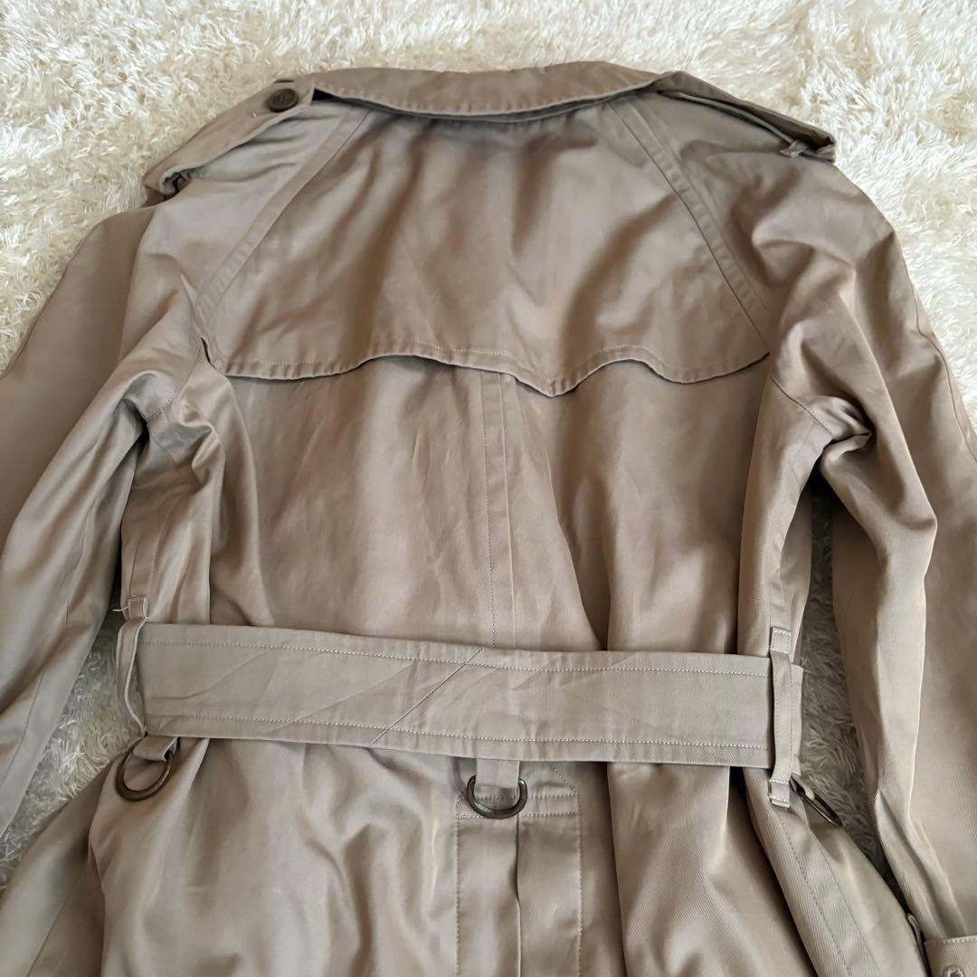 バーバリー Burberry トレンチコート ノバチェック ベルト S 白タグ